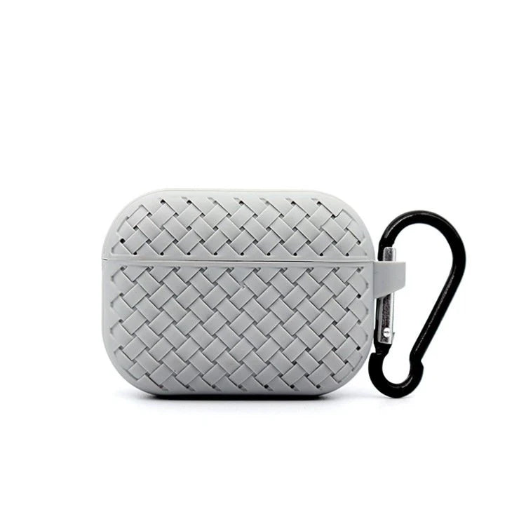 Wave pattern silicone case for AirPods Pro 2nd generation, AirPods Pro 2nd generation cover with hanging clip, protect your AirPods with style